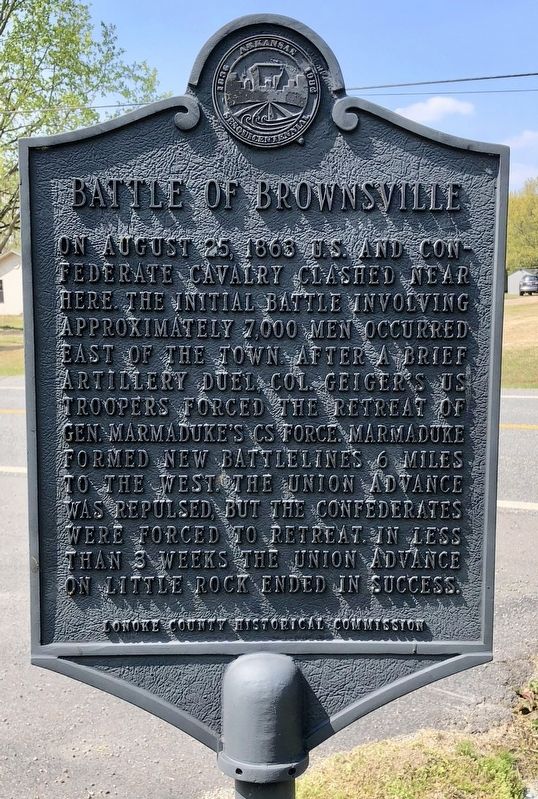 Battle of Brownsville Marker image. Click for full size.