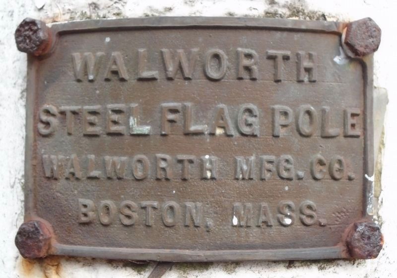 War Hero Memorial Pinery Flag Pole Manufacturer Marker image. Click for full size.