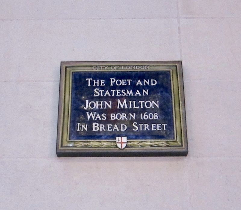 John Milton Marker image. Click for full size.