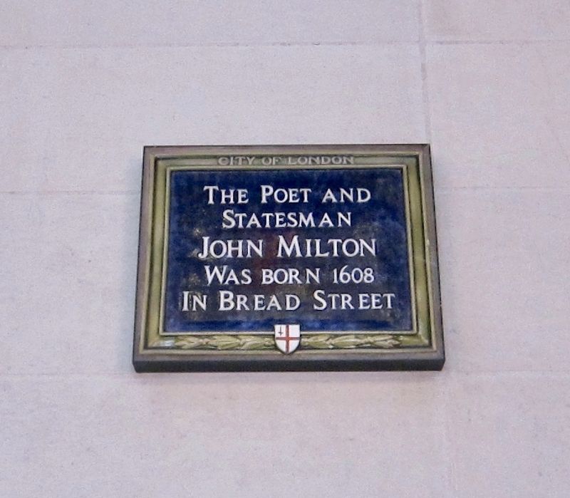 John Milton Marker. Click for full size. John Milton Marker image. Click for full size.