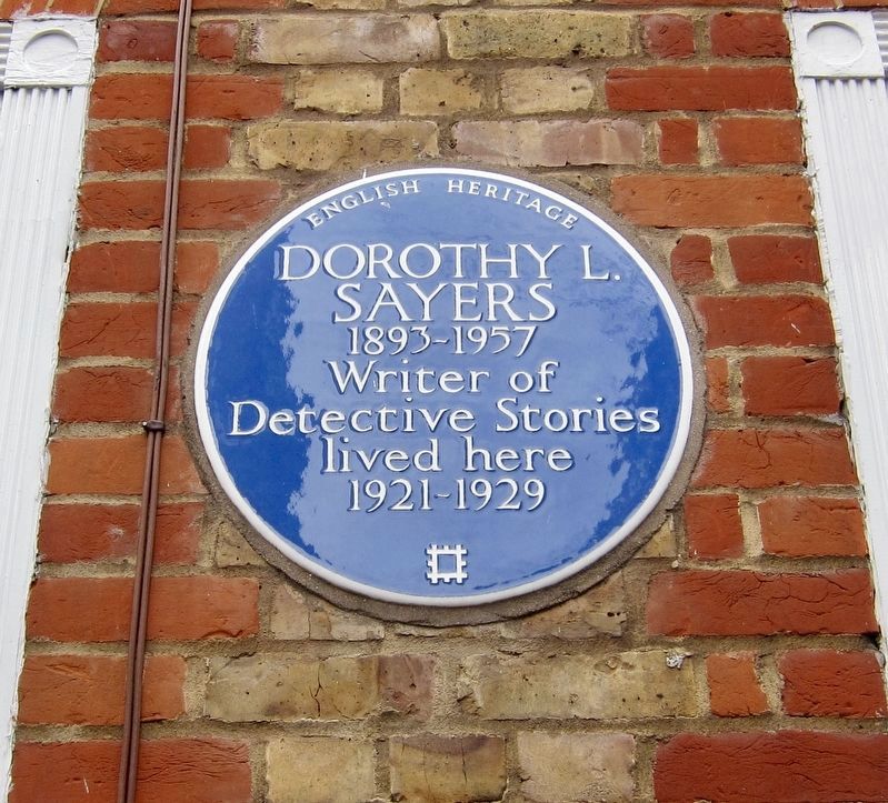 Dorothy L. Sayers Marker. Click for full size. Dorothy L. Sayers Marker image. Click for full size.