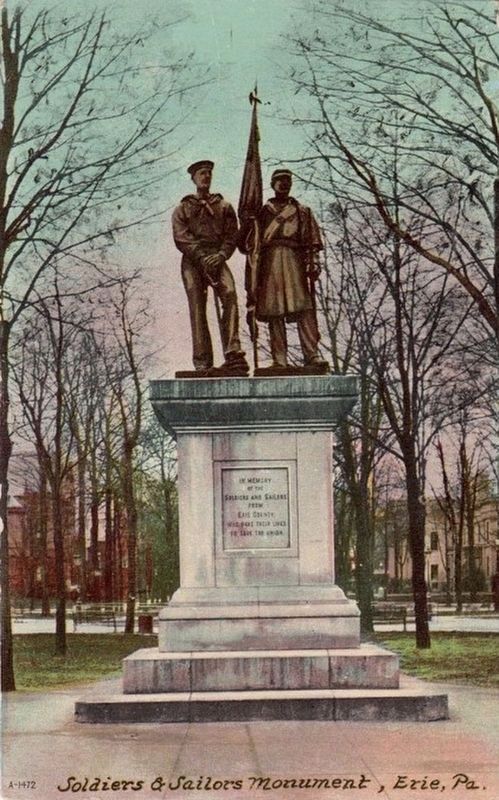 <i>Soldiers and Sailors Monument, Erie, Pa.</i> image. Click for full size.