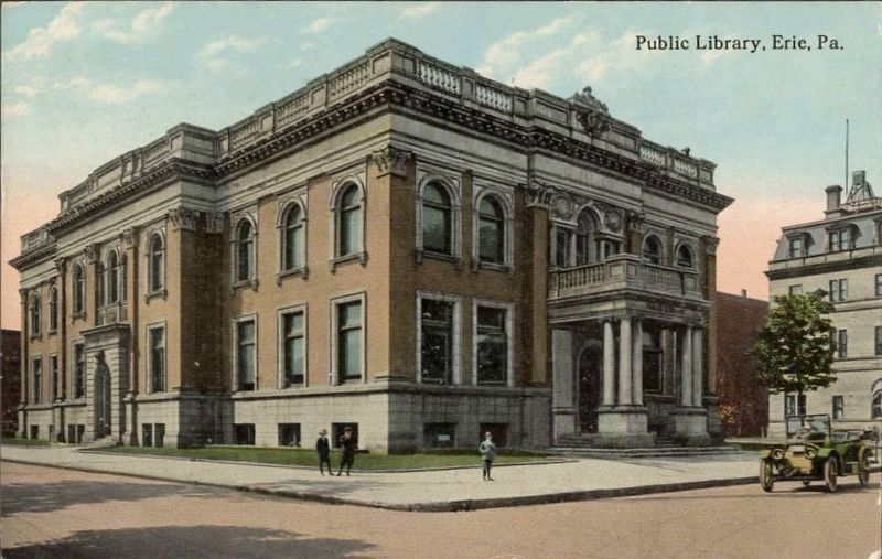 <i>Public Library, Erie, Pa.</i> image. Click for full size.