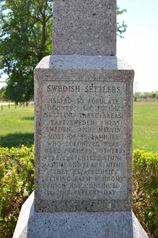 Swedish Settlers Marker image. Click for full size.