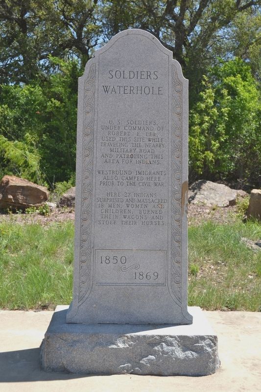Soldiers Waterhole Marker image. Click for full size.