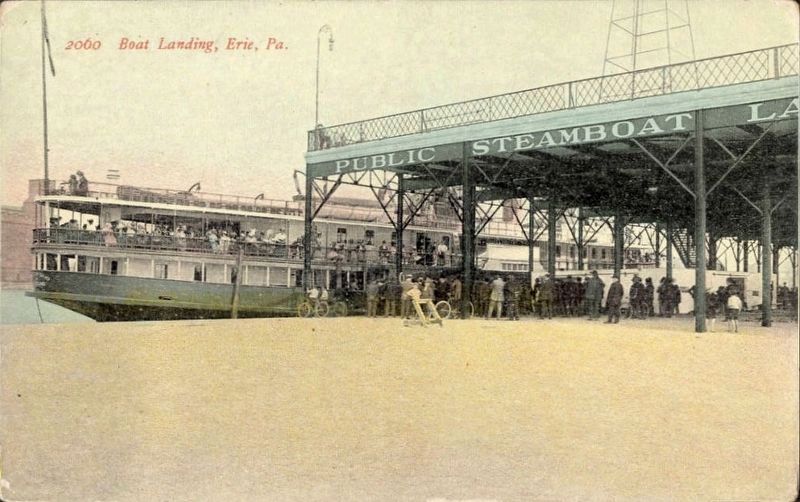 Boat Landing, Erie, Pa. image. Click for full size.