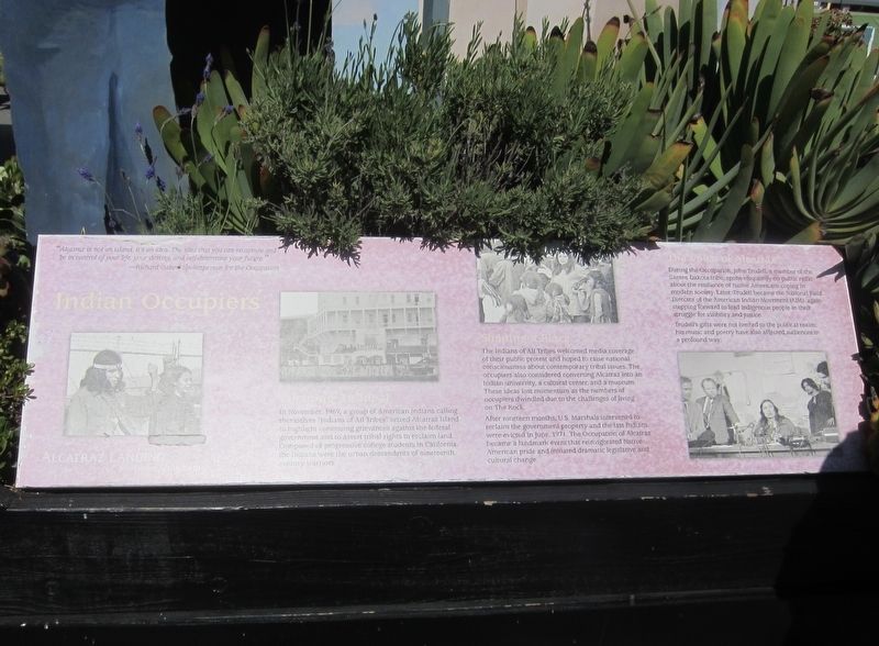 Indian Occupiers Marker. Click for full size. Indian Occupiers Marker image. Click for full size.