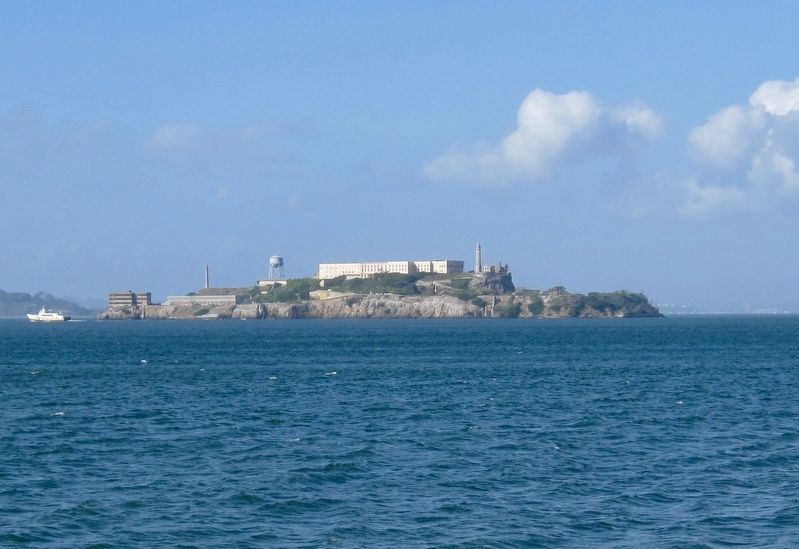 Alcatraz Island, as seen from Fort Mason. Click for full size. Alcatraz Island, as seen from Fort Mason image. Click for full size.