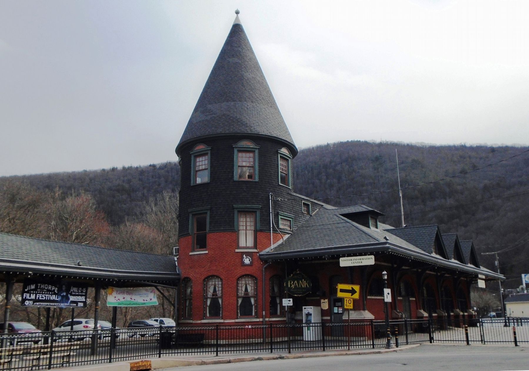 Central Railroad of New Jersey Passenger Depot. Click for full size. Central Railroad of New Jersey Passenger Depot image. Click for full size.