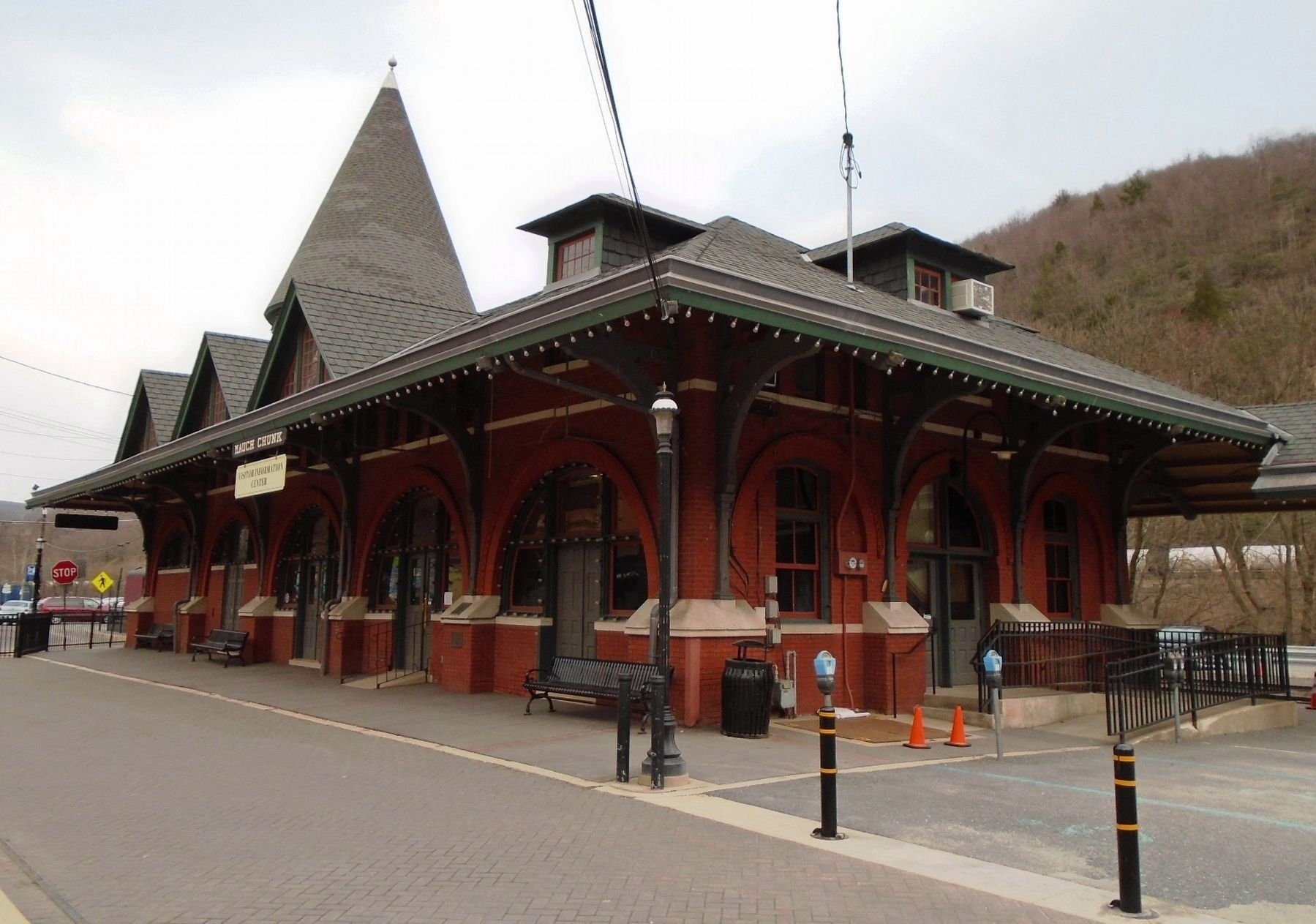 Central Railroad of New Jersey Passenger Depot. Click for full size. Central Railroad of New Jersey Passenger Depot image. Click for full size.