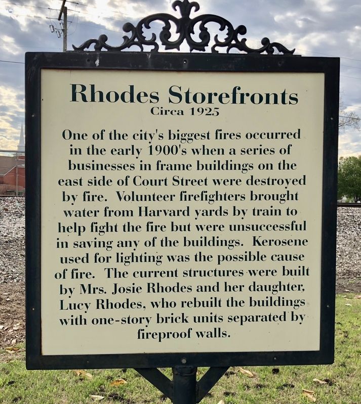 Rhodes Storefronts Marker. Click for full size. Rhodes Storefronts Marker image. Click for full size.