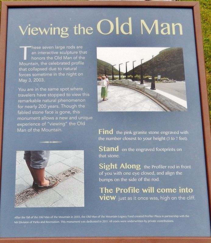 Viewing the Old Man Marker image. Click for full size.