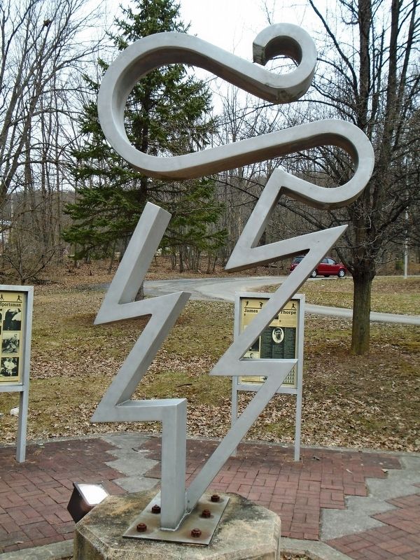 “The Spirit of Thunder and Lightning” Sculpture image. Click for full size.