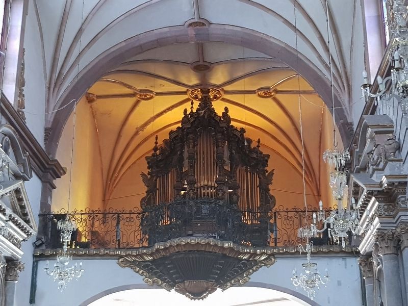 The organ of the Temple of the Congregation image. Click for full size.