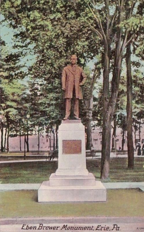 <i>Eben Brewer Monument, Erie, Pa.</i> image. Click for full size.
