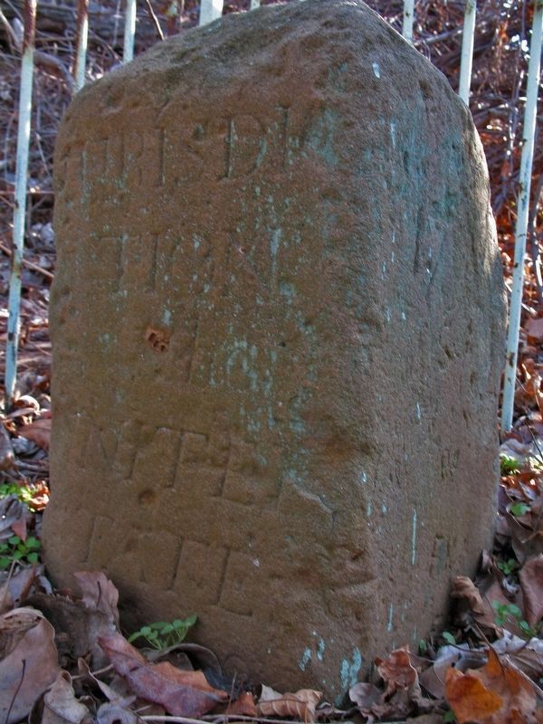 Original Federal Boundary Stone SE 9 image. Click for full size.