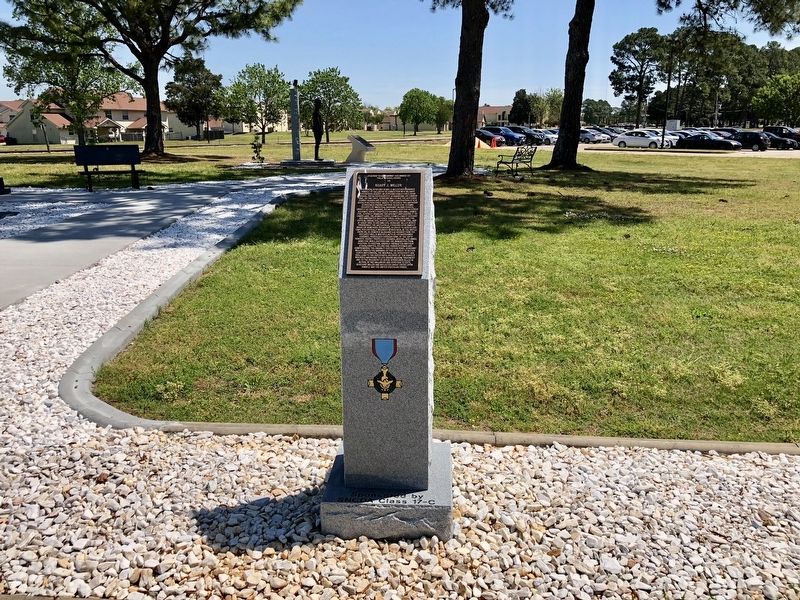 Award of Air Force Cross to Keary J.Miller Marker. Click for full size. Award of Air Force Cross to Keary J.Miller Marker image. Click for full size.