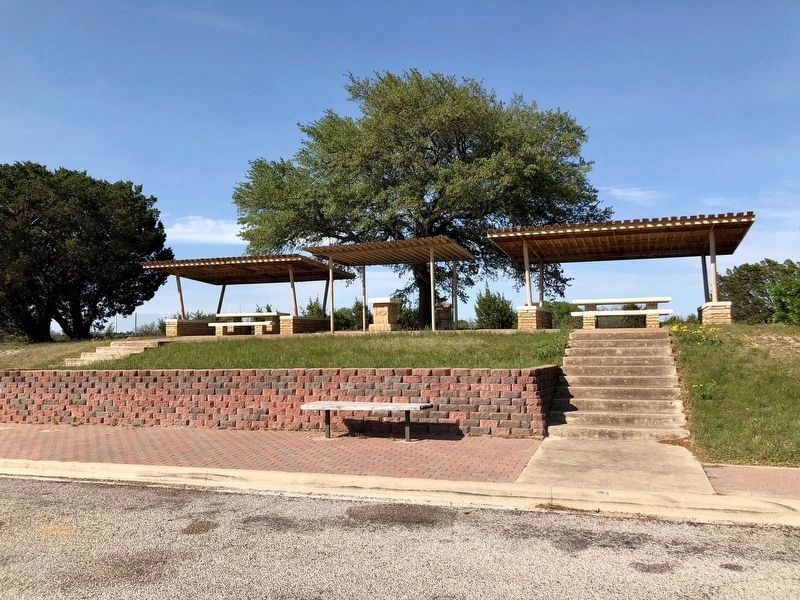 Rest Area at San Saba Peak Marker. Click for full size. Rest Area at San Saba Peak Marker image. Click for full size.