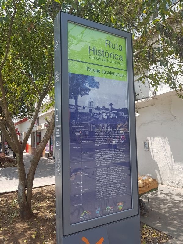 Jocotenango Park Marker. Click for full size. Jocotenango Park Marker image. Click for full size.
