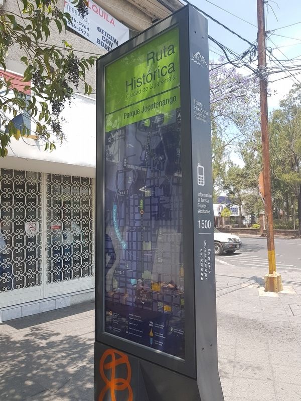 Jocotenango Park Marker. Click for full size. Jocotenango Park Marker image. Click for full size.