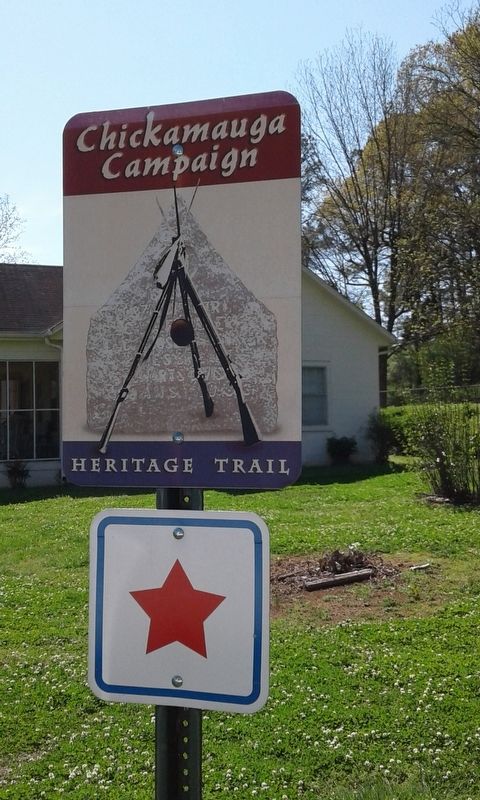 Chickamauga Campaign Heritage Trail Marker image. Click for full size.