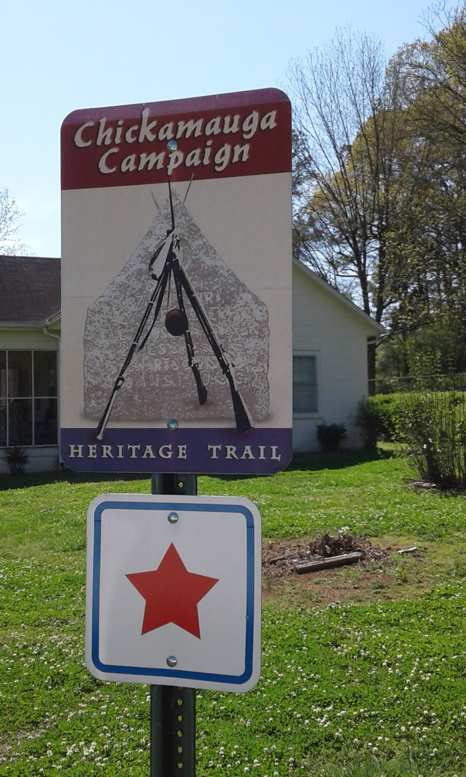 Chickamauga Campaign Heritage Trail Marker