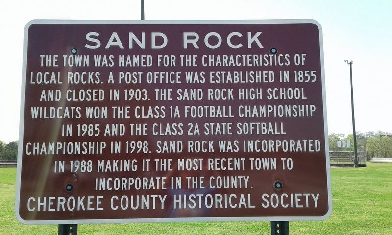 Sand Rock Marker image. Click for full size.