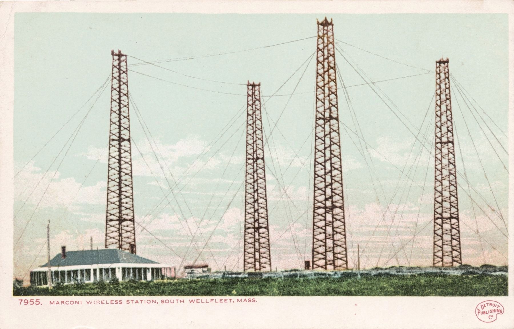 <i>Marconi Wireless Station, South Wellfleet, Mass.</i> image. Click for full size.