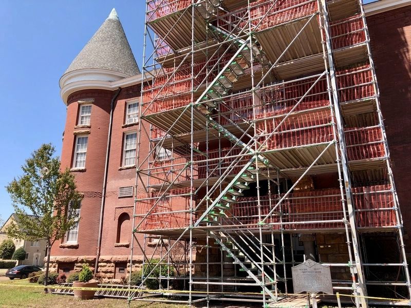 Jackson County First Courthouse under renovation.. Click for full size. Jackson County First Courthouse under renovation. image. Click for full size.