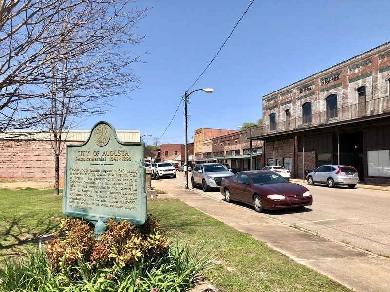 City of Augusta Marker. Click for full size. City of Augusta Marker image. Click for full size.