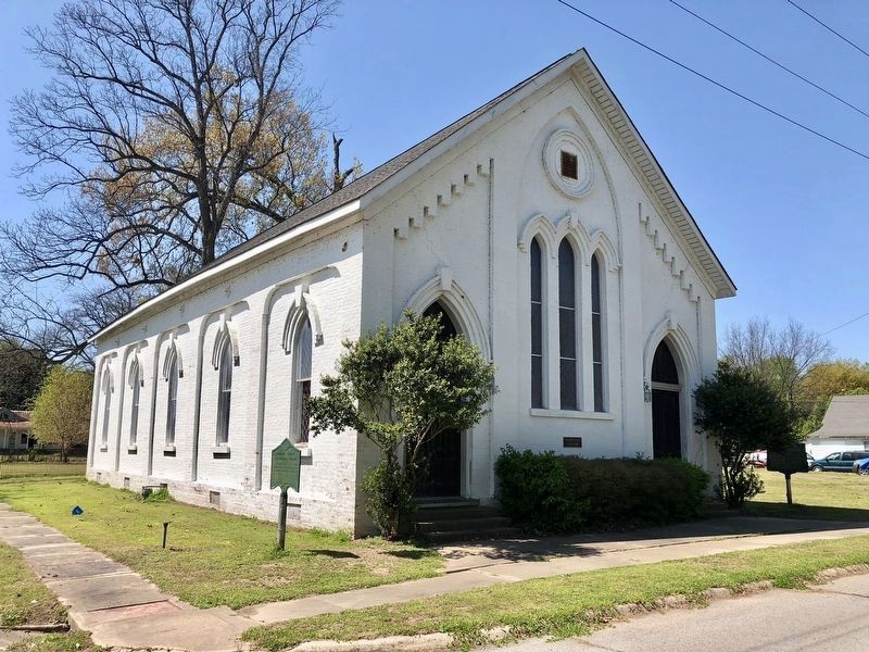 Woodruff County Presbyterian Church marker. image. Click for full size.
