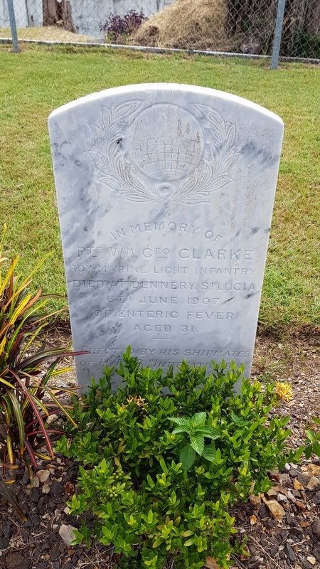 An example of a non-war grave at the cemetery. Click for full size. An example of a non-war grave at the cemetery image. Click for full size.