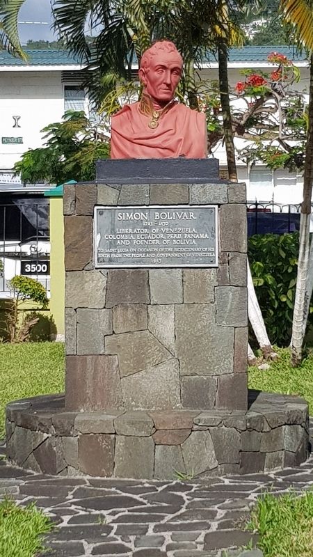 Simon Bolivar Marker. Click for full size. Simon Bolivar Marker image. Click for full size.