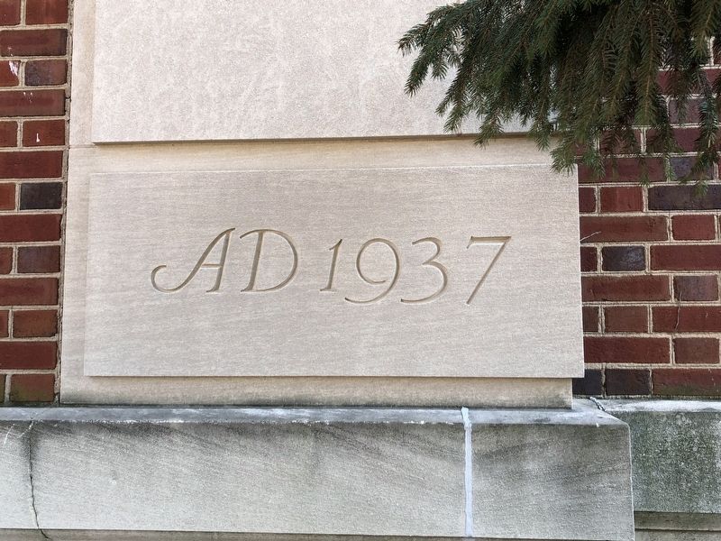 Cornerstone of Founders Library. Click for full size. Cornerstone of Founders Library image. Click for full size.