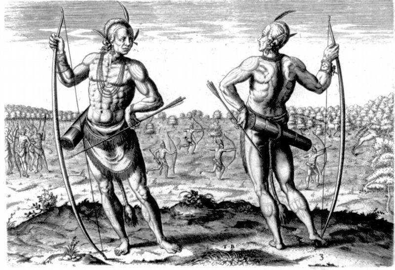 A Weroans, or Chieftain, of Virginia image. Click for full size.
