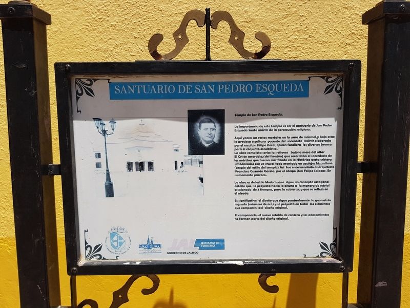 Sanctuary of Saint Pedro Esqueda Marker image. Click for full size.