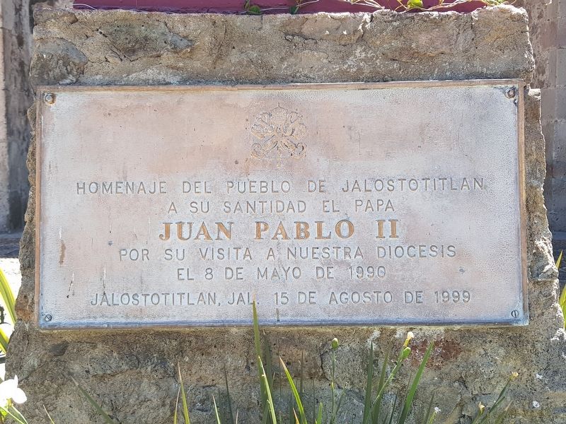 Pope John Paul II's Visit to Jalostotitlán Marker image. Click for full size.