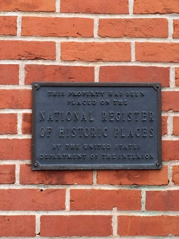 National Register Of Historic Places Marker image. Click for full size.