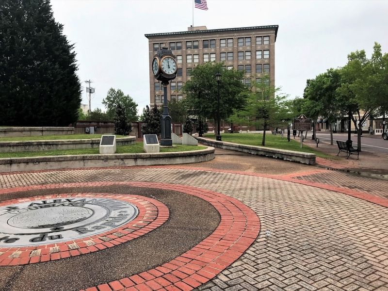 City Of Alexandria Post Des Rapides Marker. Click for full size. City Of Alexandria Post Des Rapides Marker image. Click for full size.