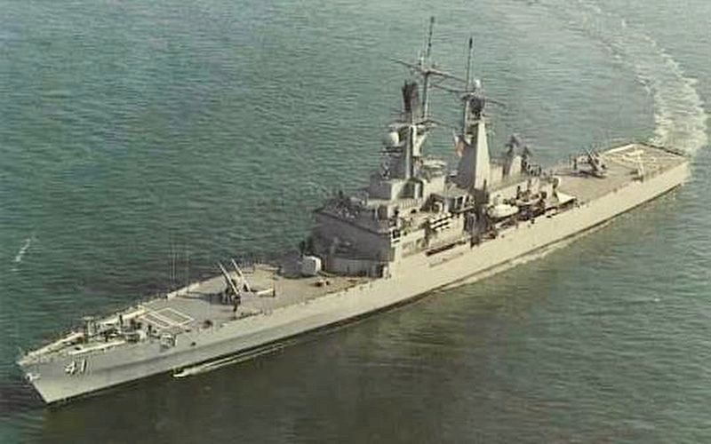 The <i>USS Arkansas</i> (CGN-41). Click for full size. The <i>USS Arkansas</i> (CGN-41) image. Click for full size.