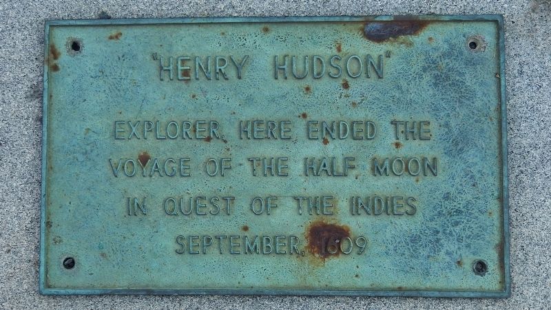 Henry Hudson Marker. Click for full size. Henry Hudson Marker image. Click for full size.