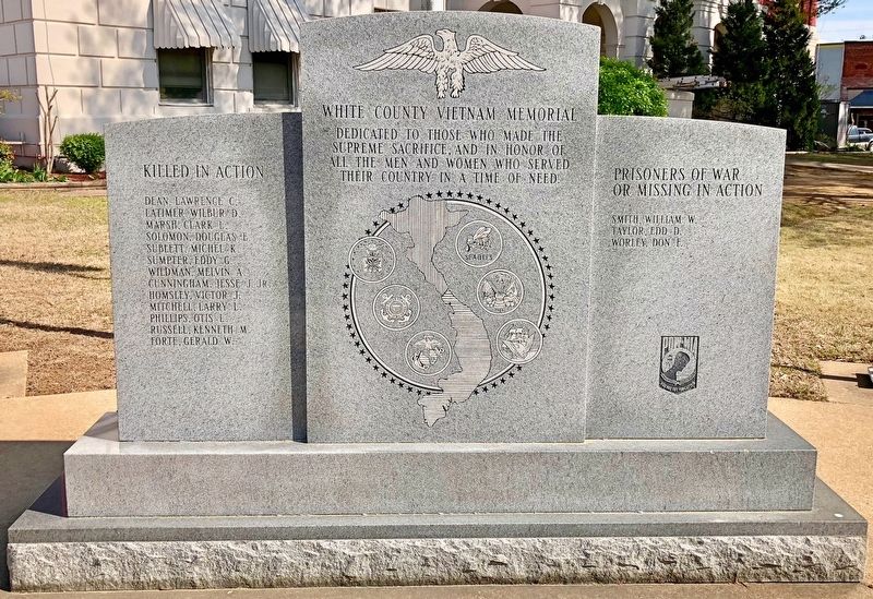 White County Vietnam Memorial image. Click for full size.