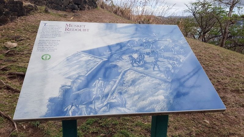 Musket Redoubt Marker image. Click for full size.