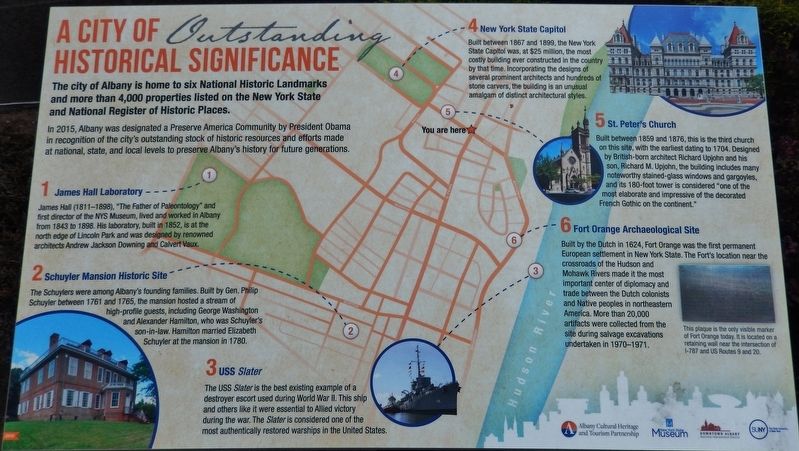 A City of Outstanding Historical Significance Marker. Click for full size. A City of Outstanding Historical Significance Marker image. Click for full size.