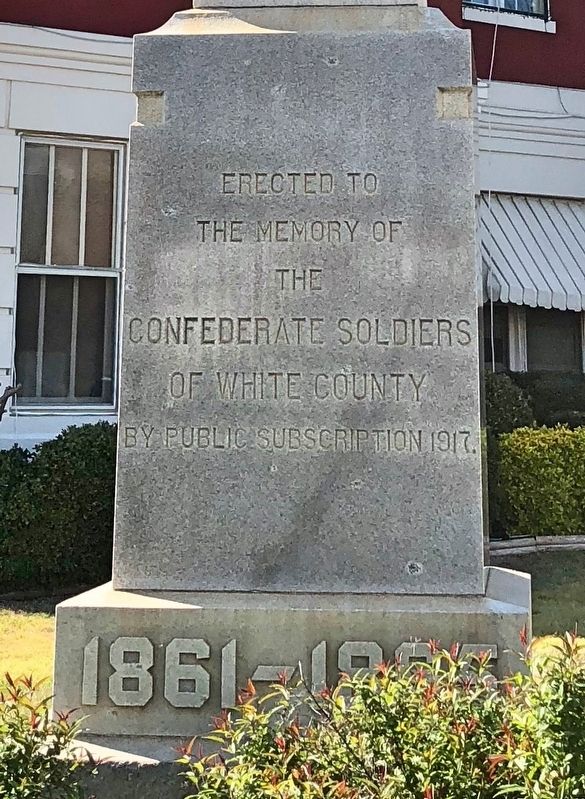 White County Confederate Monument image. Click for full size.