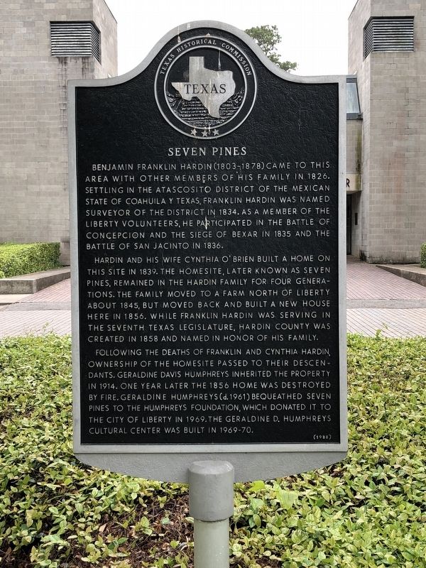 Seven Pines Marker. Click for full size. Seven Pines Marker image. Click for full size.