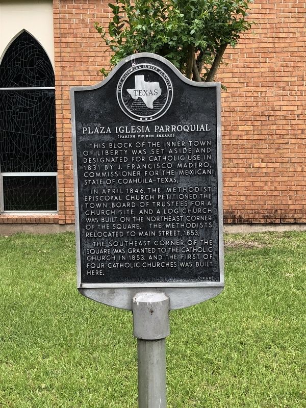 Plaza Iglesia Parroquial Marker. Click for full size. Plaza Iglesia Parroquial Marker image. Click for full size.