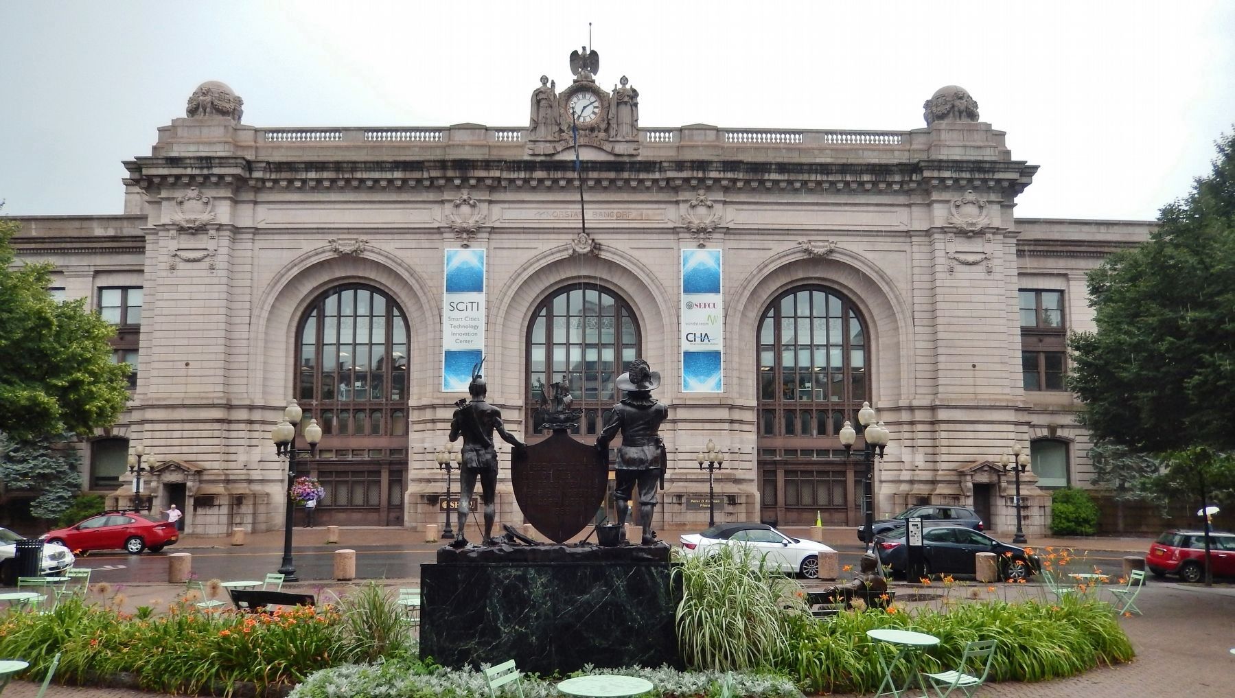 Kiernan Plaza / Union Station (<i>view from Tricentannial Square near marker</i>) image. Click for full size.