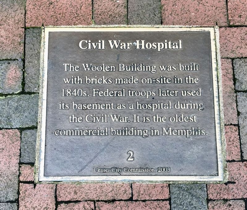 Civil War Hospital Marker image. Click for full size.