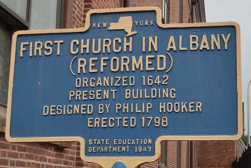 First Church in Albany Marker image. Click for full size.